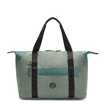 Kipling Art Medium Fashion Tote Bags Fern Green Mix | CA 1446IL